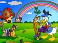                                                                     Donald Duck. Online Coloring Page קחשמ