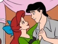                                                                       Princess Ariel and Eric Online Coloring ליּפש