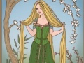                                                                     Dress Rapunzel from a Fairy Tale קחשמ