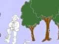                                                                     Farmer man and squirrel coloring קחשמ