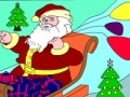                                                                    Christmas Santa Coloring קחשמ