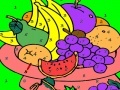                                                                     Fruit On A Plate: Coloring קחשמ