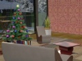                                                                     3D Christmas Living Room Decoration  קחשמ