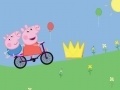                                                                       Peppa Pig on bike ליּפש