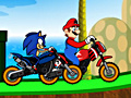                                                                     Mario Vs Sonic Racing קחשמ
