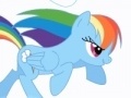                                                                     Friendship is Magic - Rainbow Dash attack cloud קחשמ