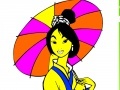                                                                     Princess Mulan Coloring קחשמ