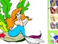                                                                     Princess Ariel Coloring קחשמ