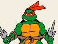                                                                     Coloring Teenage Mutant Ninja Turtles קחשמ