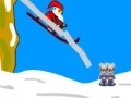                                                                     Santa Claus on a sledge קחשמ