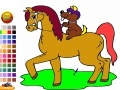                                                                       Horse and Dog Coloring ליּפש
