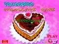                                                                     Valentine Chocolate Cake קחשמ