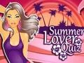                                                                     Summer Lover Quiz קחשמ