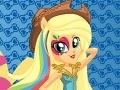                                                                     Equestria Girls: Rainbow Rocks - Applejack Dress Up קחשמ
