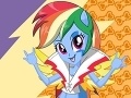                                                                     Equestria Girls: Rainbow Rocks - Rainbow Dash Dress Up קחשמ