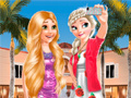                                                                     Frozen And Rapunzel Fashion Selfie קחשמ