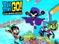                                                                       Teen Titans Go Coloring Book ליּפש
