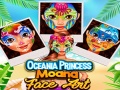                                                                     Oceania Princess Moana Face Art קחשמ
