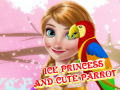                                                                     Ice Princess And Cute Parrot קחשמ