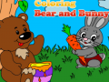                                                                       Coloring Bear and Bunny ליּפש