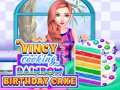                                                                     Vincy Cooking Rainbow Birthday Cake קחשמ
