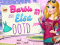                                                                       Barbie and Elsa OOTD ליּפש