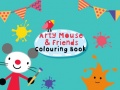                                                                     Arty Mouse & Friends Coloring Book קחשמ