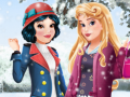                                                                     Aurora and Snow White Winter Fashion קחשמ