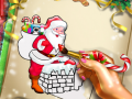                                                                       Santa Christmas Coloring ליּפש
