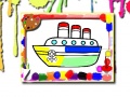                                                                       Boats Coloring Book ליּפש