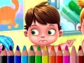                                                                     Back To School: Baby Coloring Book קחשמ