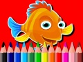                                                                     Back To School: Fish Coloring Book קחשמ