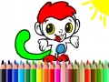                                                                       Back To School: Monkey Coloring ליּפש