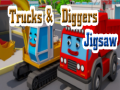                                                                       Trucks & Digger Jigsaw  ליּפש