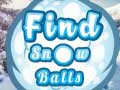                                                                      Find Snow Balls ליּפש