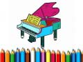                                                                     Back To School: Piano Coloring Book קחשמ