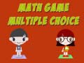                                                                     Math Game Multiple Choice קחשמ