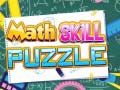                                                                     Math Skill Puzzle קחשמ