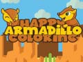                                                                      Happy Armadillo Coloring ליּפש