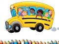                                                                     School Bus Coloring Book קחשמ