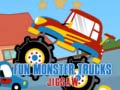                                                                       Fun Monster Trucks Jigsaw ליּפש