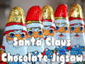                                                                     Santa Claus Chocolate Jigsaw קחשמ