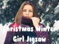                                                                    Christmas Winter Girl Jigsaw קחשמ