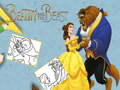                                                                       Beauty & the Beast Coloring Book ליּפש