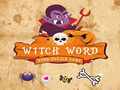                                                                       Witch Word Halloween Puzzel Game ליּפש