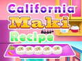                                                                     California Maki Recipe קחשמ