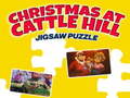                                                                     Christmas at Cattle Hill Jigsaw Puzzle קחשמ