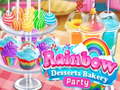                                                                     Rainbow Desserts Bakery Party קחשמ