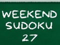                                                                     Weekend Sudoku 27 קחשמ