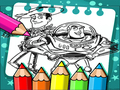                                                                       Toy Story Coloring Book  ליּפש